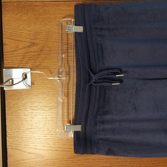 JUICY COUTURE RHINESTONE BLUE VELOUR LOUNGE SET size XL - Picture 7 of 9